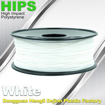 Przemysłowe drukarki HIPS 3D Filament 1.75 / 3.0mm Wspólne materiały do ​​drukowania 3D