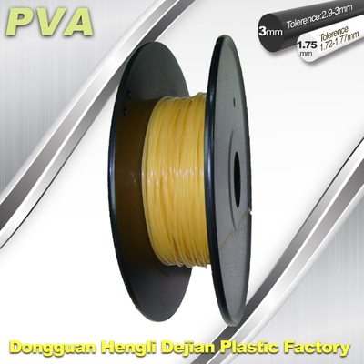 Rozpuszczalny w wodzie Materiał nośnika PVA 3D Printing Filament 1.75 / 3.0 mm Naturalny