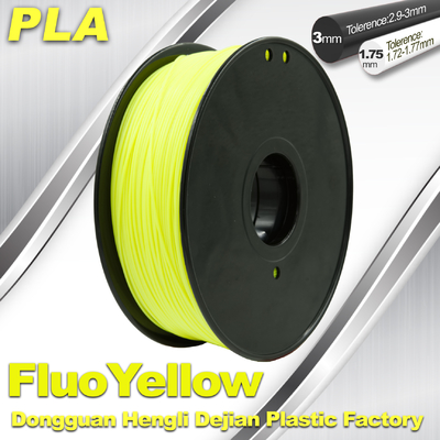 Tapeta 3D Drukowanie Fluorescencja Materiał Żółty Kolor PLA Filament