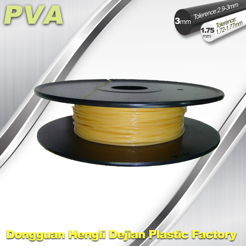 Rozpuszczalny w wodzie PVA 3D Pinter Filament 1.75mm / 3.0mm Filament