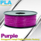 1,75 mm 3,0 mm Fioletowy filament do drukowania 3D PLA 1 kg / rolka