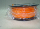 Biodegradable Orange PLA 3D Printer Filament 1.75mm Materiały do ​​drukowania 3D