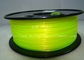 Tapeta 3D Drukowanie Fluorescencja Materiał Żółty Kolor PLA Filament