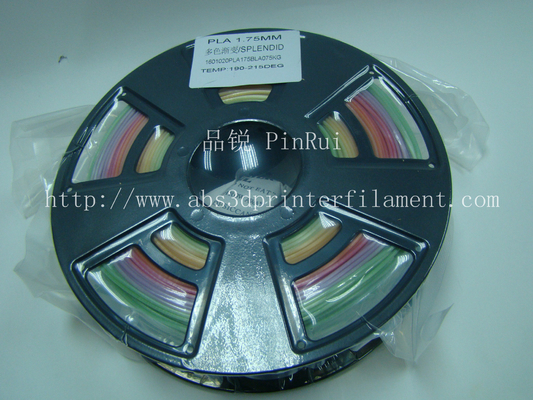 PLA Multicolor Gradient 3d Printer Filament Średnica przewodu 1,75 / 3,0 Mm