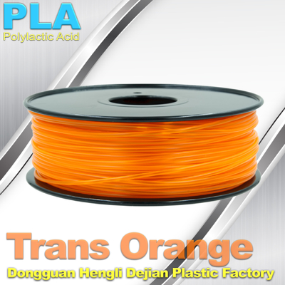 1,75mm / 3,0mm Trans Orange PLA Drukarka 3D Kolory 1KG / Roll