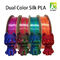 Jedwabny podwójny kolor Trip Color Filament do drukarki FDM 3D pla filament