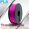 Wysoka wytrzymałość Trans-Purple PLA Drukarka 3-żyznowa, kubifikacja i drukowanie 3D materiałów