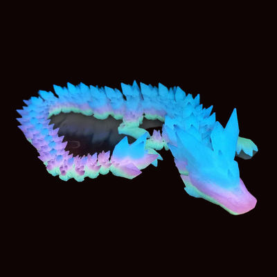 PINRUI Glow Rainbow PLA 1 kg 1,75 mm wiązka dla białej 3D drukarki wiązki zmieniają kolor w ciemnym plastiku dla drukarki 3D