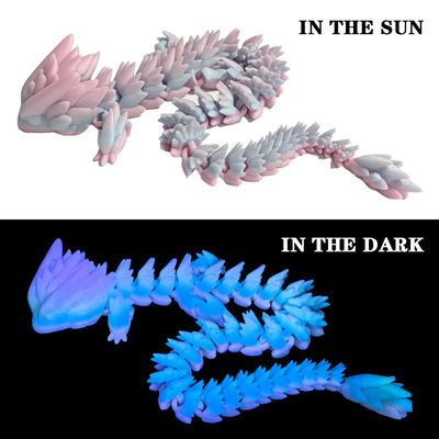 PINRUI Glow Rainbow PLA 1kg 1,75mm Zmiana koloru w ciemności dla drukarki 3D