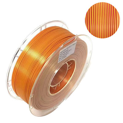 PINRUI Dwukolorowe włókna jedwabne PLA 1,75 mm Dwukolorowa drukarka 3D Włókna jedwabne PLA 1 kg