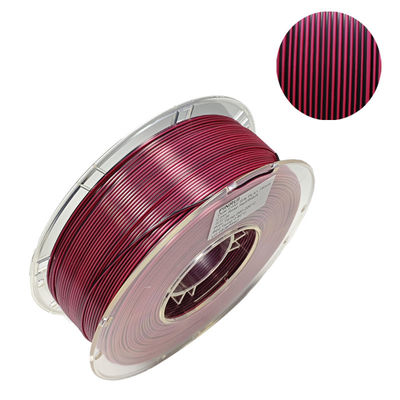 PINRUI Dwukolorowe włókna jedwabne PLA 1,75 mm Dwukolorowa drukarka 3D Włókna jedwabne PLA 1 kg