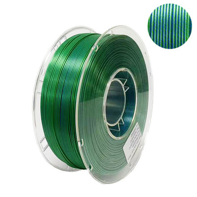 PINRUI Dwukolorowe włókna jedwabne PLA 1,75 mm Dwukolorowa drukarka 3D Włókna jedwabne PLA 1 kg