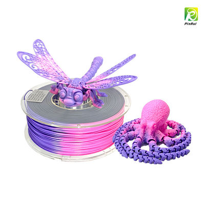 Filament do drukarki 3D PINRUI, zmiana koloru w temperaturze, filament PLA 1,75 mm, starannie zwinięty filament do druku 3D,