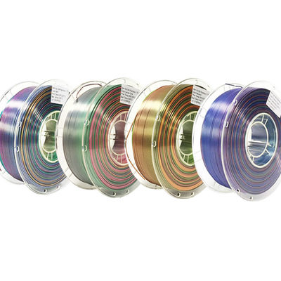 PINRUI Rainbow PLA Jedwabny PLA 1,75 mm 1 kg Wielobarwny filament kolorów PLA do druku 3D