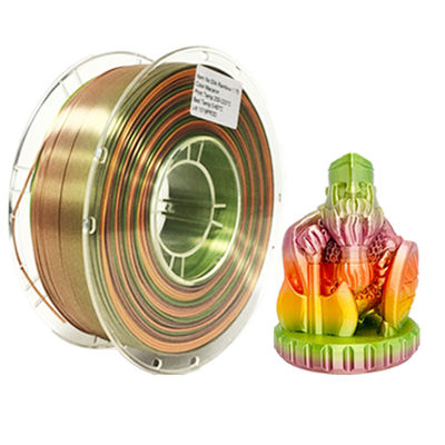 PINRUI Rainbow PLA Jedwabny PLA 1,75 mm 1 kg Wielobarwny filament kolorów PLA do druku 3D