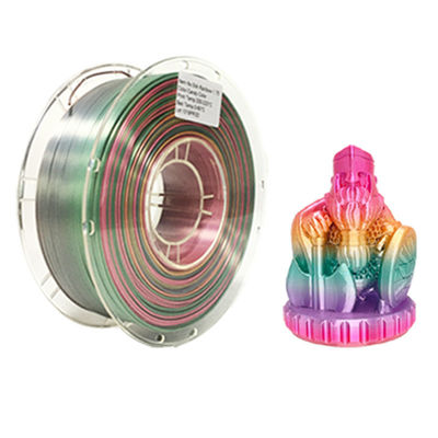 PINRUI Rainbow PLA Jedwabny PLA 1,75 mm 1 kg Wielobarwny filament kolorów PLA do druku 3D