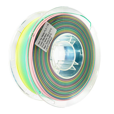 PINRUI 3D Printer Filament Rainbow Dreamy Color 1,75mm 1kg Wielokrotne kolory Pasuje do większości drukarek FDM