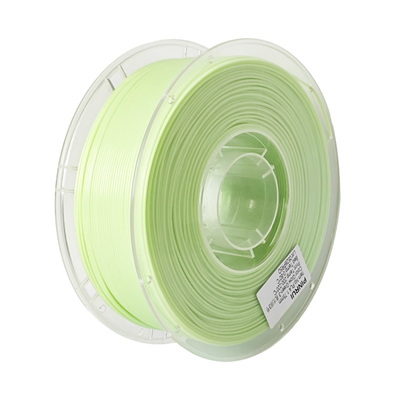 Żarzący się w ciemności filament PLA PINRUI, kolor jasnozielony, pręty do drukarek 3D dostępne w sprzedaży