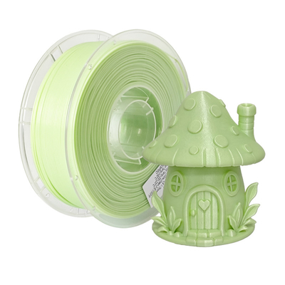Żarzący się w ciemności filament PLA PINRUI, kolor jasnozielony, pręty do drukarek 3D dostępne w sprzedaży
