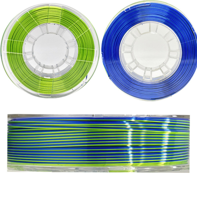 1,75 mm Trzy kolory Jedwabny Filament Dwukolorowy Do Druku 3D