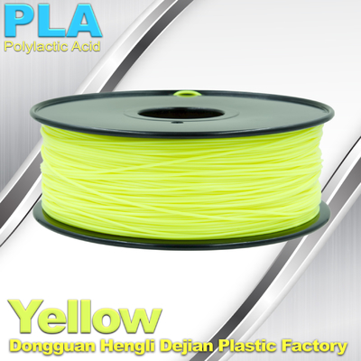 Materiały Żółty PLA 1.75mm Filament Do Drukarki 3D do Krawędzi i Do góry