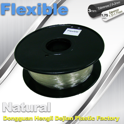 Miękki filament pla 1.75 / 3,0 mm Elastyczny filament do drukarki 3d do drukowania 3d