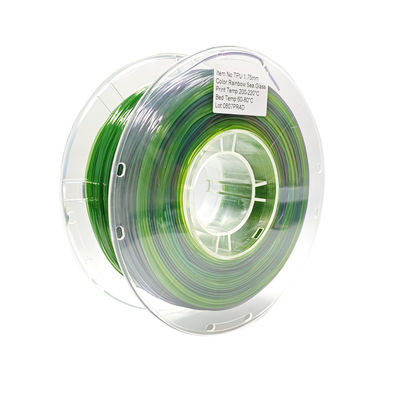 PINRUI Elastyczna drukarka 3D Zielony włókno 8 Kolory 1,75mm 3mm 1,0kgs Typ HP Bardzo elastyczny ShoreA95